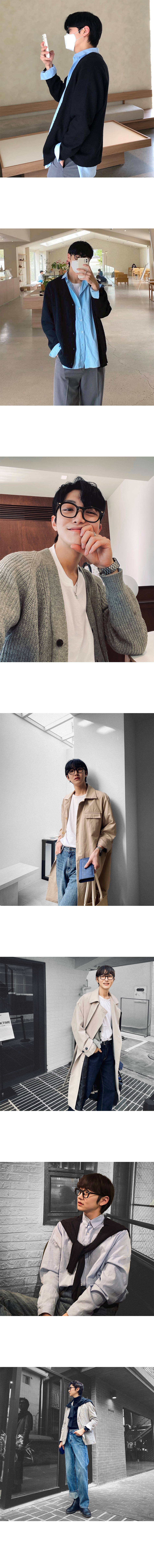 [블랙/오늘출발] 고니 사각 패션 뿔테 안경 남녀공용 (6color) 상세 이미지 3