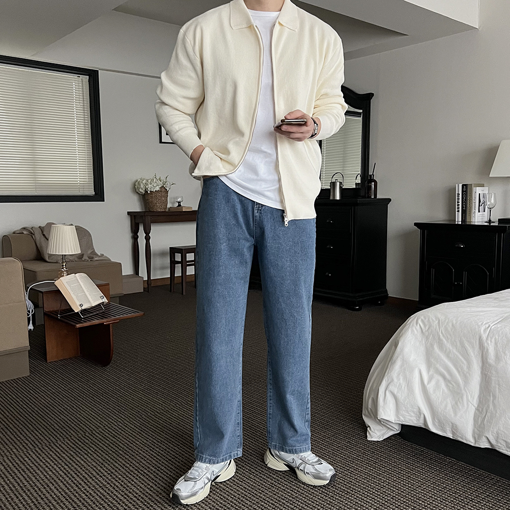 ベーシックセミワイドデニムパンツ | ファッション通販サイト NUGU