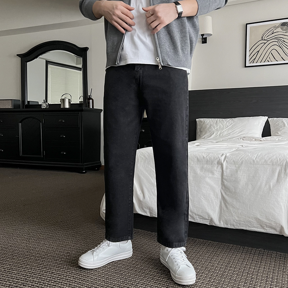 まみページ ベーシックセミワイドデニムパンツ | ファッション通販サイト NUGU