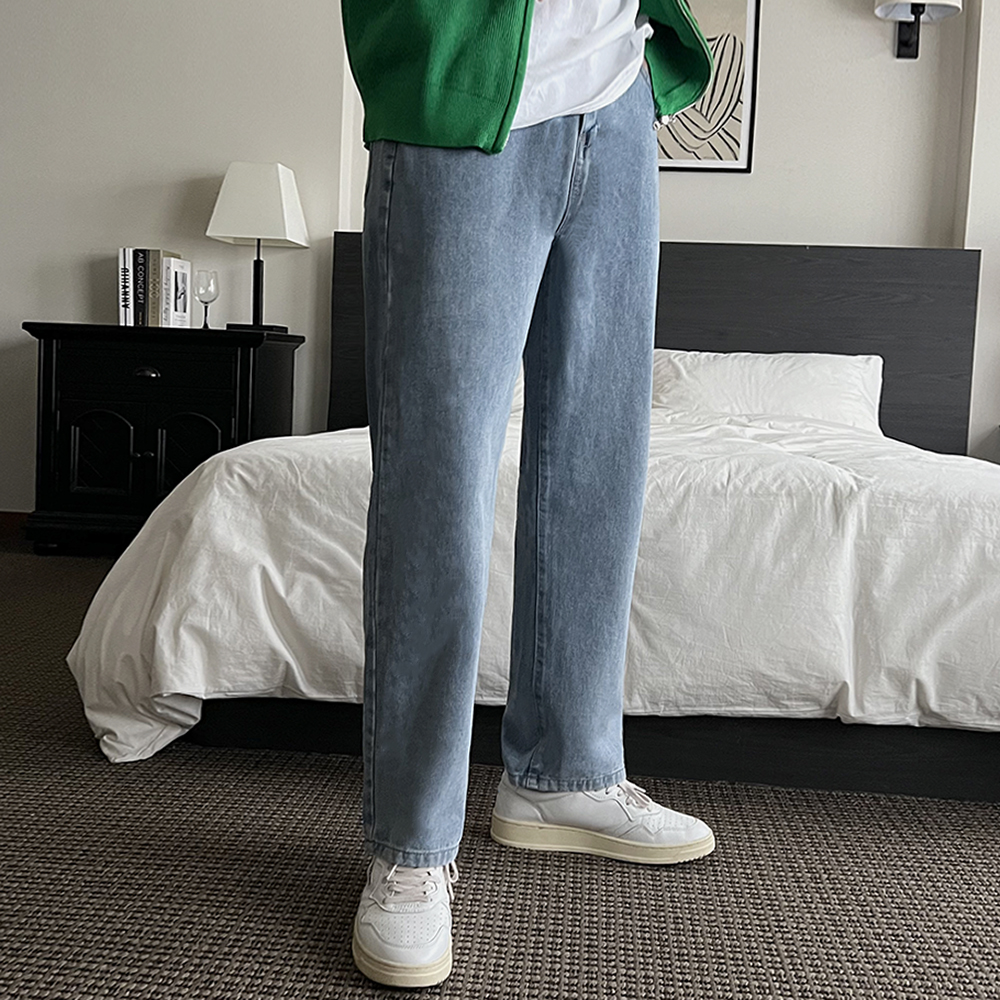 まみページ ベーシックセミワイドデニムパンツ | ファッション通販サイト NUGU